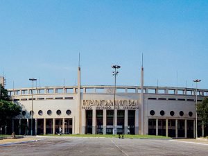 Estádio do Pacaembu, São Paulo. Foto Pexels / Felipe Helfstein
